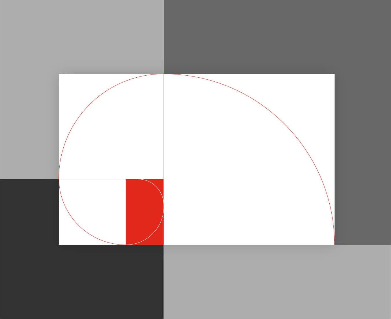 A Learnship design grid, overlaid by the golden ration
